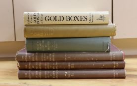 Edwards, Ralph - The dictionary of English Furniture, 3 Vols; Snowman, Kenneth - Gold boxes and