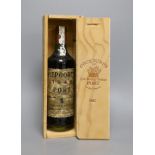 One bottle of Niepoort’s 1948 vintage port in associated wooden case