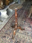 A Victorian walnut piano front pop up davenport width 58cm, depth 54cm, height 92cm, and a George
