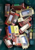 A collection of Matchbox and other die-cast toys,