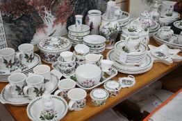 A large quantity of Portmeiron 'Botanical' pattern table ware,