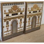 Two Masonic Lodge plaques, 102 x 76cm