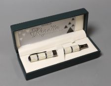 A cased limited edition Monteverde Regatta mother of pearl fountain pen, 251/1999