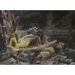 Lena George, oil on board, 'Lamorna', signed verso, 44 x 59cm