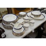 A Doulton Regalia pattern dinner service