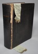 ° ° Holy Bible "recovered from the wreck of the ship 'Josephine Willis' 1856"