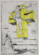Salvador Dali (1904-1989), limited edition print, Crucifixion (Corpus Hypercubus), signed in