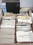 A quantity of military, topographical and other postcards (over 1200)