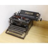 An Imperial typewriter