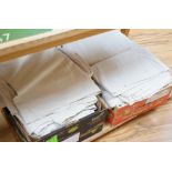 A large quantity of coarse French provincial linen sheets,