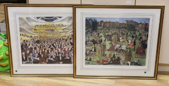 Sue McCartney Snape (b.1957), pair of limited edition prints, Glyndebourne I and II, signed in
