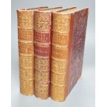 ° ° Wood, Rev. J.G. - The Illustrated Natural History, 3 vols. many engraved illus.; contemp. red