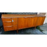 A. H. McIntosh & Co. A Dunvegan teak sideboard designed by Tom Robertson, length 201cm, depth