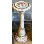 An early 20th century jardiniere stand, height 84cm