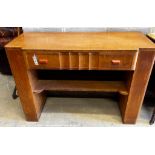 An Art Deco birds eye maple side cabinet