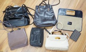 A selection of various designer bags (1 box)