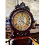 A Victorian mahogany 8 day longcase clock, the circular dial marked William Harvey, Stirling, height