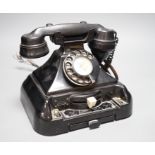 A vintage Bakelite GPO telephone