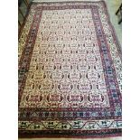 A North West Persian ivory ground carpet, 300 x 198cm