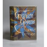 ° ° Greene, Graham - A Burnt out Case. 1st English ed. original cloth with I clipped d/j. 8vo.