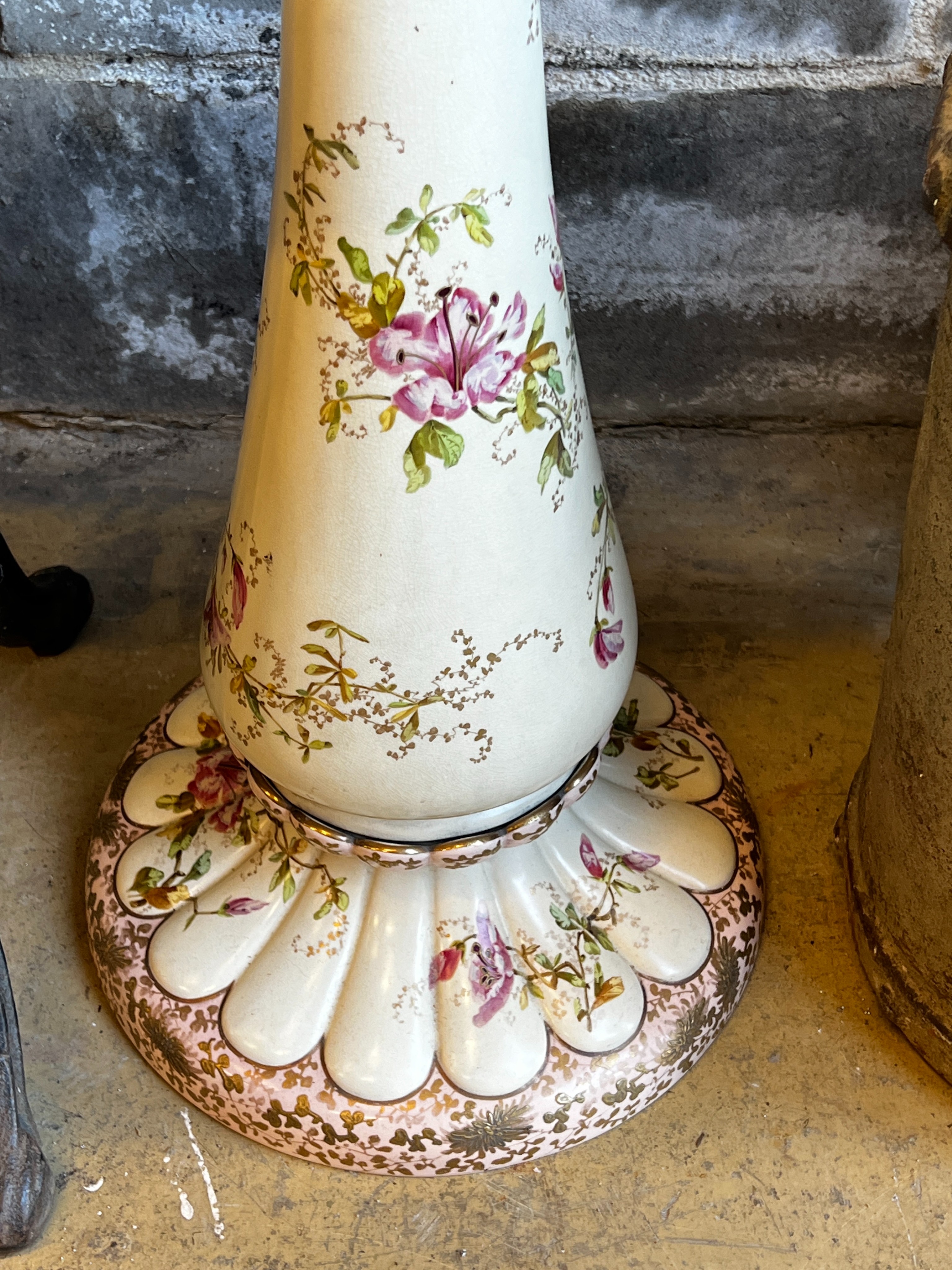 An early 20th century jardiniere stand, height 84cm - Image 3 of 3