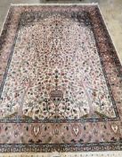 A North West Persian ivory ground tree of life carpet, 270 x 186cm