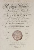 ° ° DEVON: Dunsford, Martin - Historical Memoirs of the Tower and Parish of Tiverton, in the