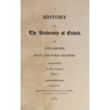 ° ° Ackermann, Rudolph - London - Oxford. ‘’A History of the University of Oxford…’’, 2 vols, 4to,