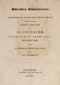 ° ° GLOUCESTERSHIRE: Washbourne, John, editor - Bibliotheca Gloucestrensis: a collection of scarce