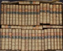 ° ° Scott, Walter, Sir - Waverley Novels, 48 vols, 12mo, calf with gilt spines, engraved frontis and