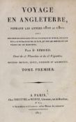 ° ° ENGLAND - Simond, Louis - Voyage en Angleterre, 2 vols, 8vo, calf, with engraved frontises and