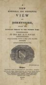 ° ° DERBYSHIRE: Davies, Rev. D.P. - A New Historical and Descriptive View of Derbyshire ... coloured
