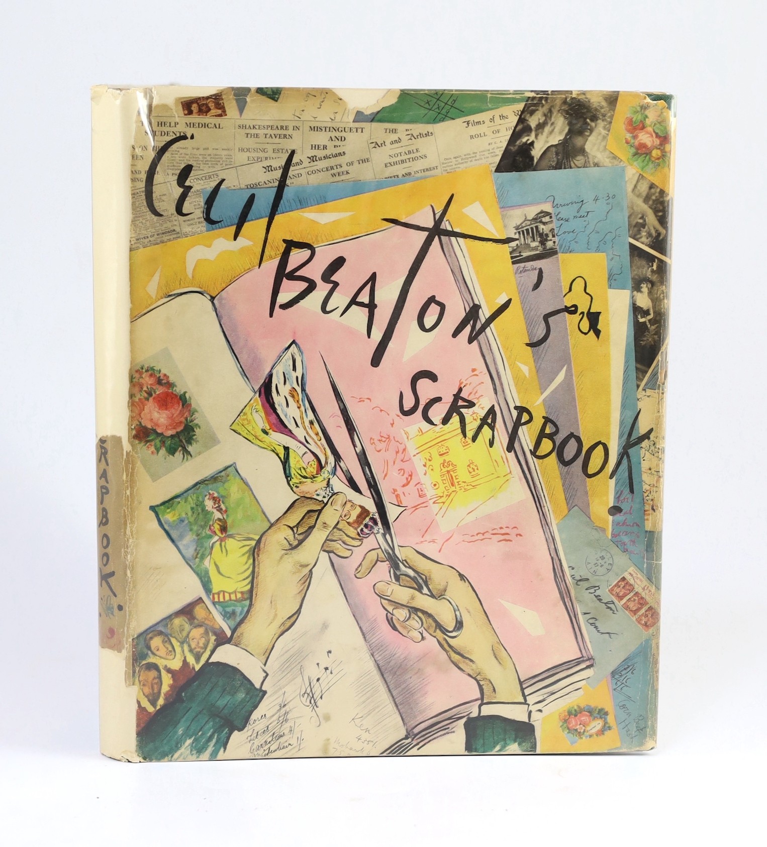° ° Beaton, Cecil - Cecil Beaton's Scrapbook. First Edition - inscribed by author to the 'high'