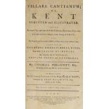 ° ° KENT: Philipot, Thomas - Villare Cantianum; or, Kent Surveyed and Illustrated ... 2nd edition,