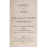 ° ° ISLE OF WIGHT - Pennant, Thomas - A Journey from London to the Isle of Wight, 1st edition, 2