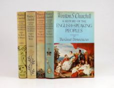° ° Churchill, Sir Winston Spencer - A History of English-Speaking Peoples, First Edition, 4 vols.