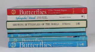 ° ° D’Abrera, Bernard F.R.E.S - 7 works - Butterflies of the Neotropical Region, in 4 vols, parts
