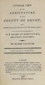 ° ° DEVON - Vancouver, Charles - General View of the Agriculture of the County of Devon; with