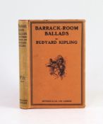 ° ° Kipling, Rudyard - Barrack Room Ballads and Other Verses, 55th edition, title illus., half