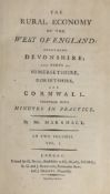 ° ° WEST OF ENGLAND - Marshall, William - The Rural Economy of the West of England, 2 vols, 8vo,