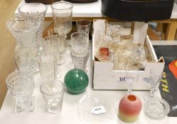 A quantity of various glass