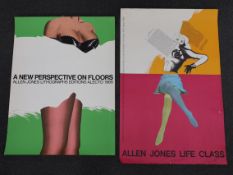 Allen Jones R.A. (b.1937), two offset lithographs, posters for A New Perspective on Floors, 76 x