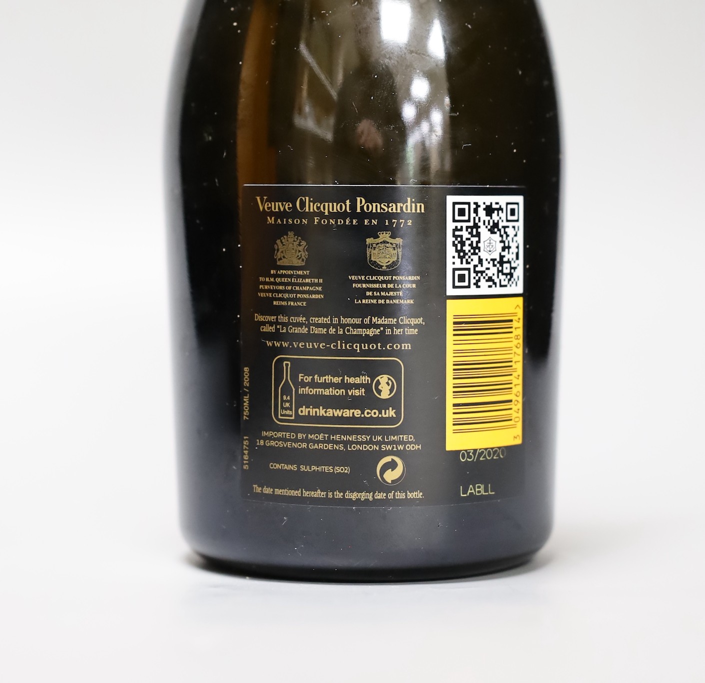 A cased bottle of Veuve Cliquot Grand Dame 2008 - Image 3 of 3