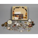 A quantity of assorted jewellery including white metal and 925, together with a silver open faced