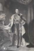Belling after Samuel Lane, mezzotint, Portrait of the Duke of Richmond 1844, 72 x 49cm