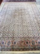A Tabriz carpet, 340 x 250cm