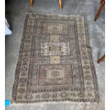 An antique Shirvan rug, 144 x 110cm