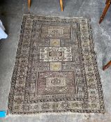 An antique Shirvan rug, 144 x 110cm