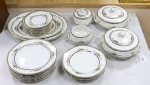 A George Jones crescent china Alhambra pattern dinner service