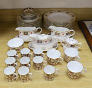 A Royal Crown Derby Imari pattern 1128 dinner and coffee service,